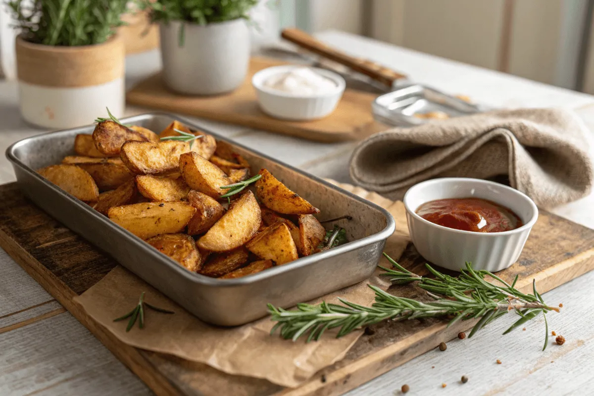 Do I need to boil potatoes before baking? Crispy roasted potatoes with rosemary