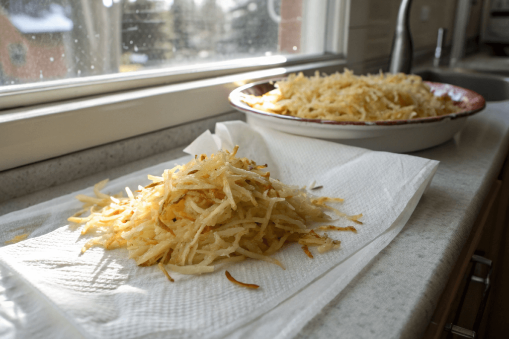 Do I have to thaw shredded frozen hash browns for casserole preparation?