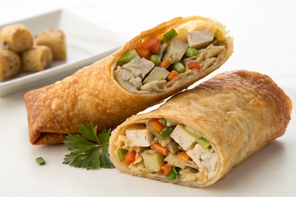 Comparison of Costco chicken egg rolls and other egg rolls