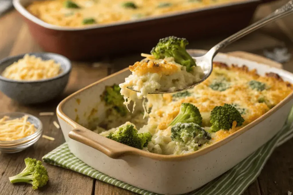 Can I substitute fresh broccoli for frozen in a casserole?