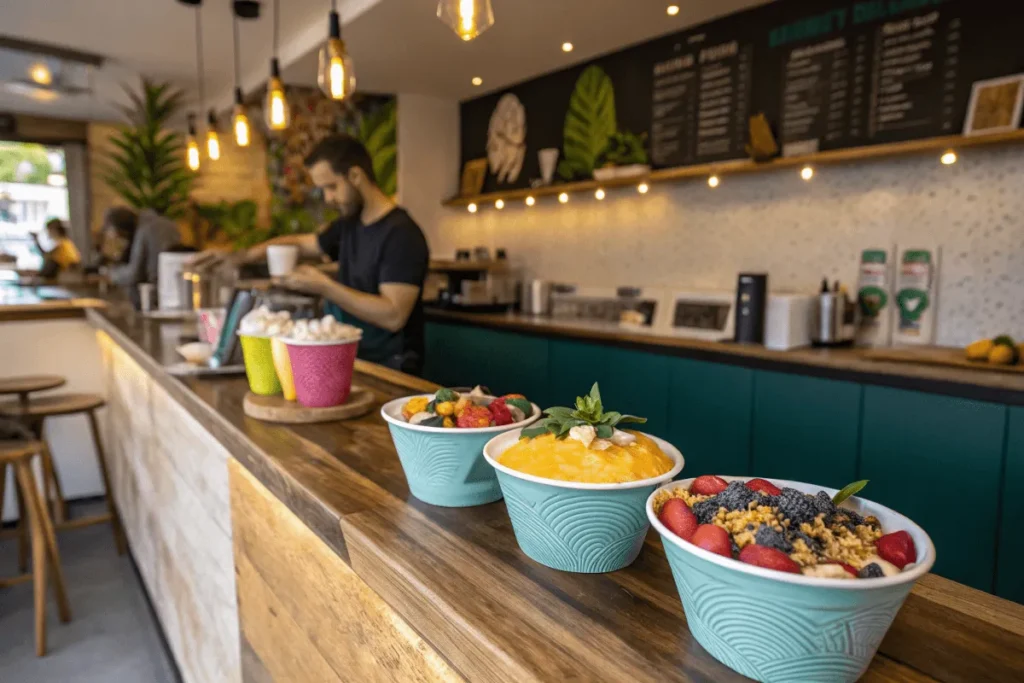  A smoothie café serving Bahamas Mama Bowls