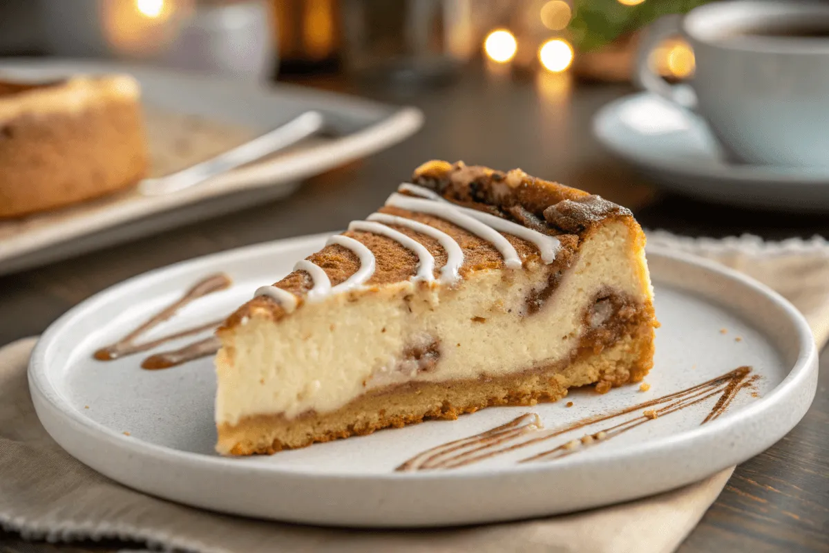 Cinnamon Bun Cheesecake