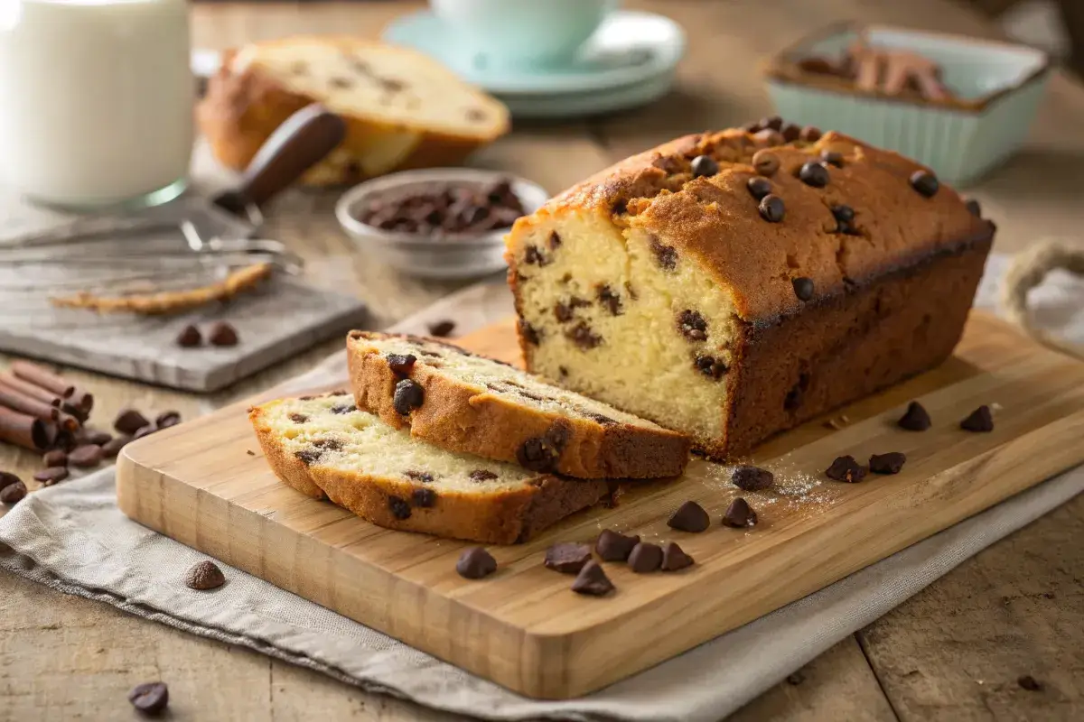 Chocolate Chip Pound Cake.