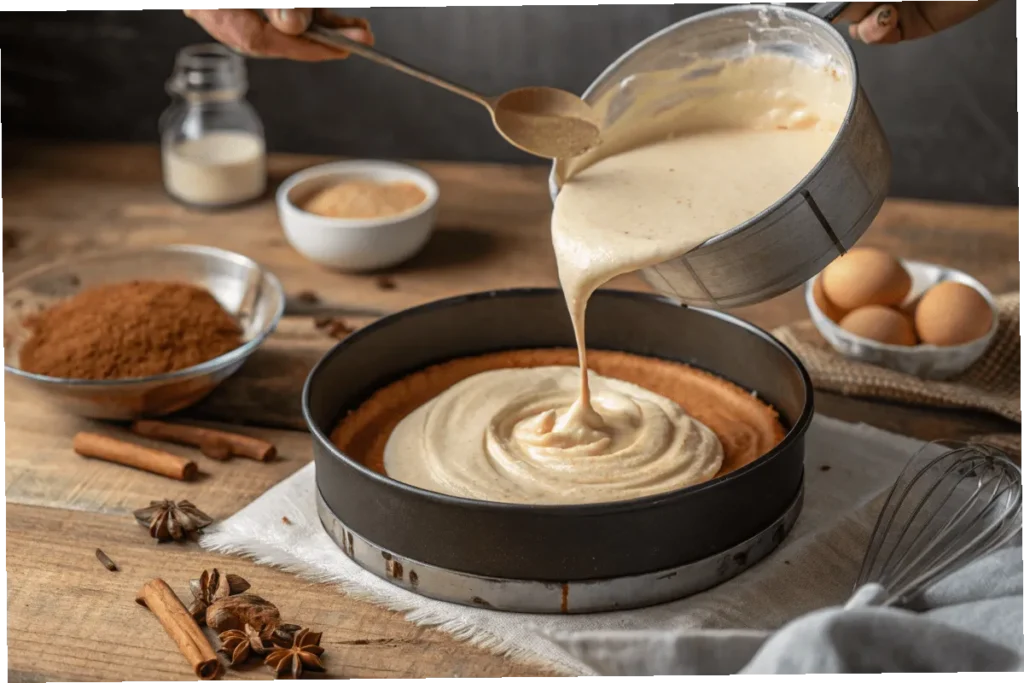 Cinnamon Bun Cheesecake