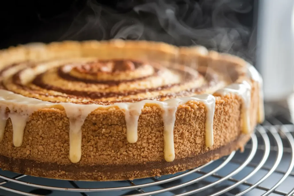 Cinnamon Bun Cheesecake