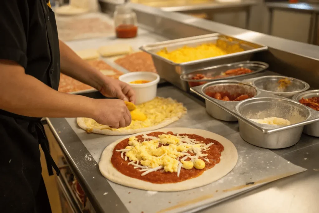 breakfast pizza for schools