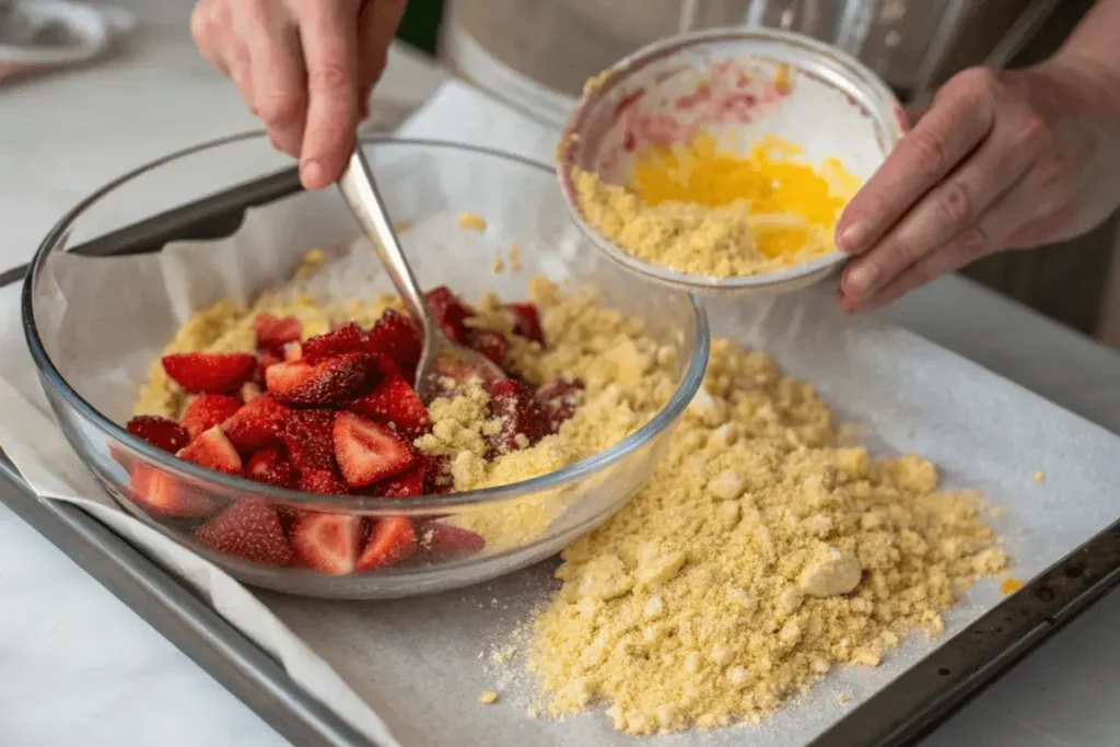 Strawberry Crunch Cheesecake