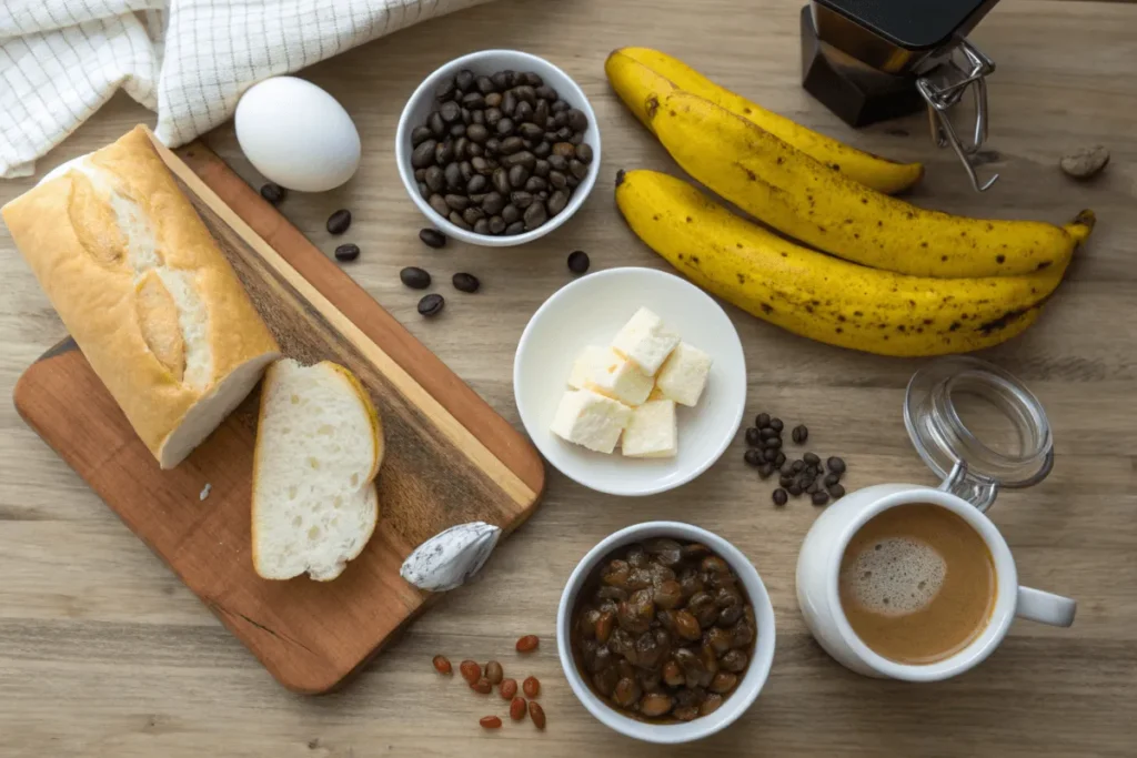 Cuban breakfast