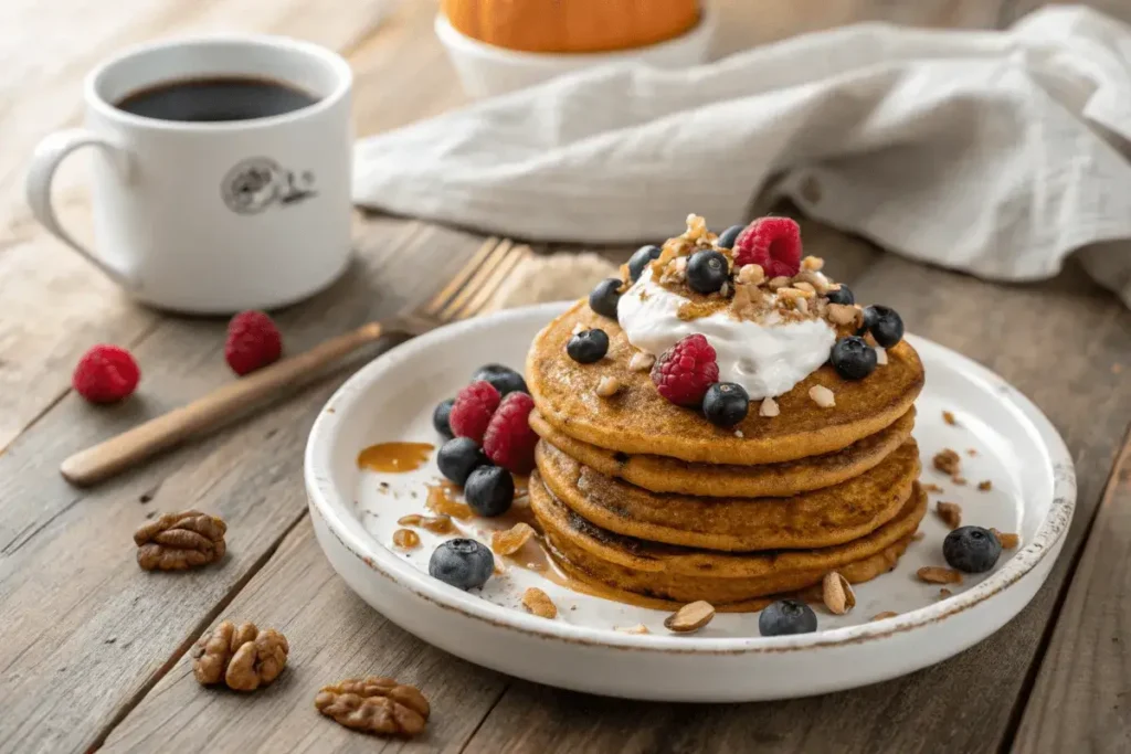 Pumpkin Protein Pancakes