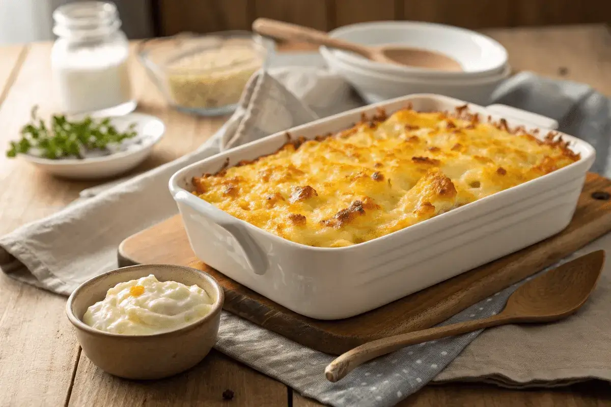 Cheesy potato casserole